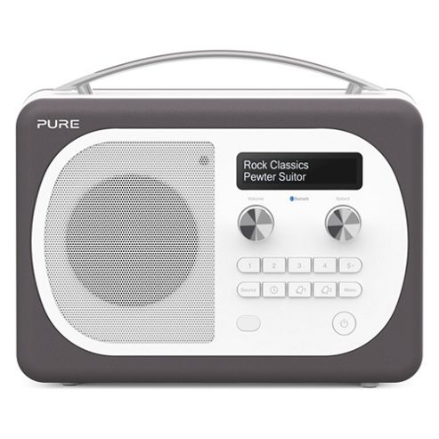 Image of Pure Evoke D4 Mio Bluetooth Dab/fm Radio (pewter)