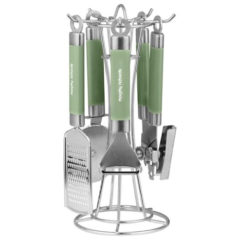Image of Morphy Richards Accents Gadget Set, 4 Piece, Sage Green