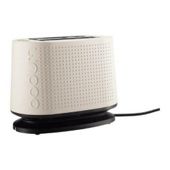 Bodum 10709-913 Bistro 2 Slice Toaster in Off White