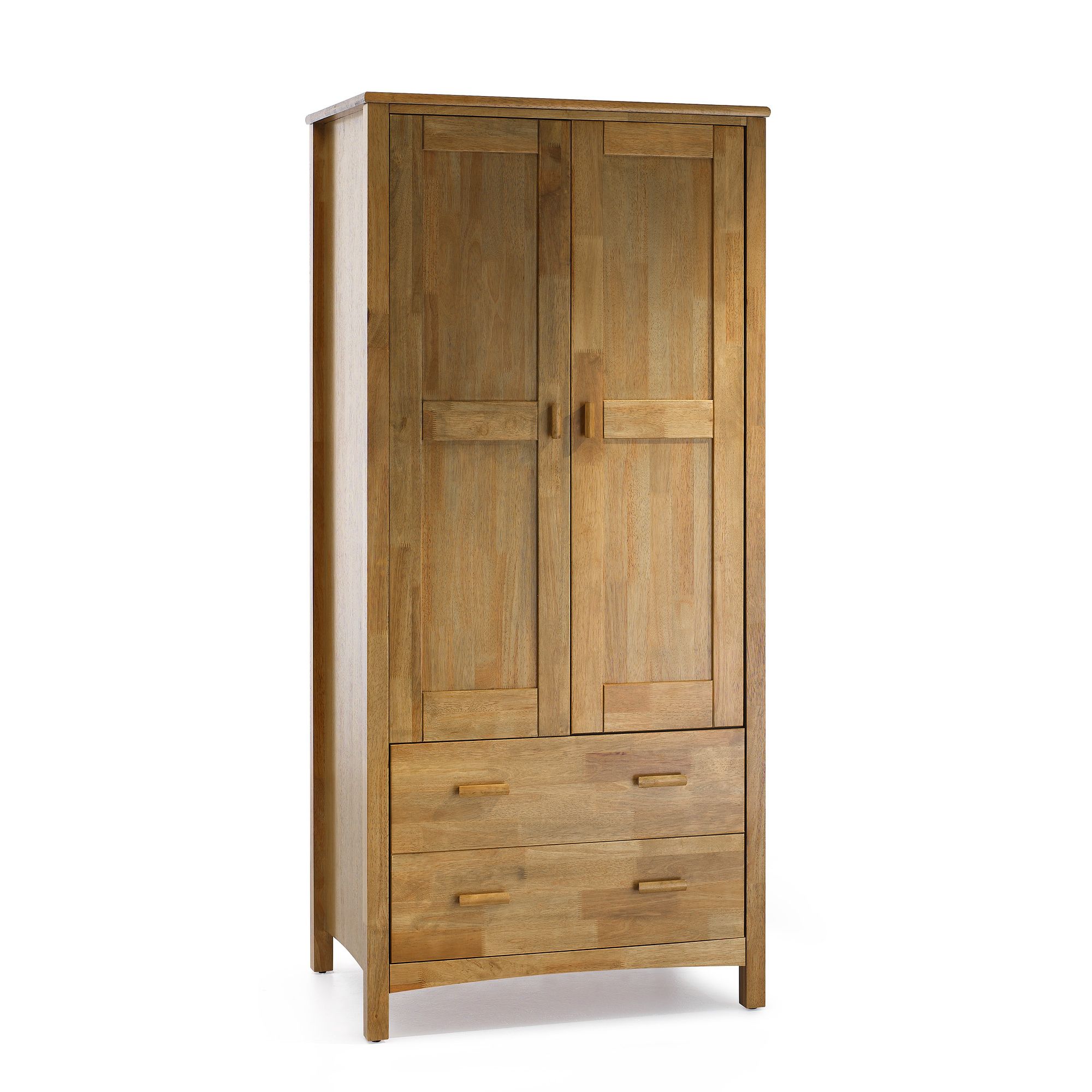 Serene Furnishings Eleanor 2 Door Wardrobe - Honey Oak at Tesco Direct