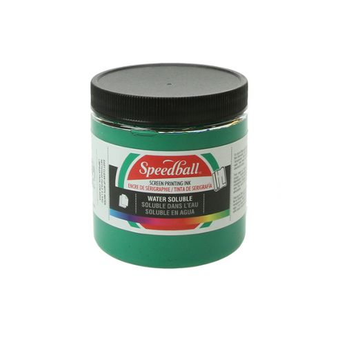 Image of Speedball Water Soluble Screen Printing Ink - Green 236ml