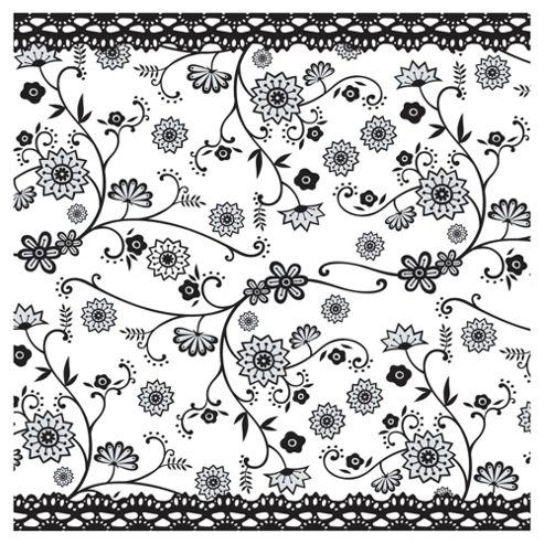 Image of Black & White 6 By 6 Paper Pack
