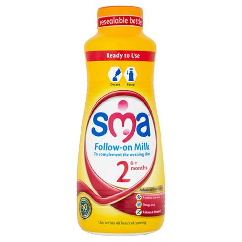 Image of Sma Follow On Baby Milk Liquid 6 Months Plus 1 Litre
