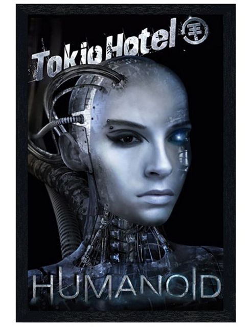Image of Tokio Hotel Black Wooden Framed Humanoid Poster