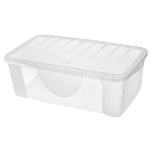 Image of Plastic Shoe Storage Box - 4.7l - Pack Of 3