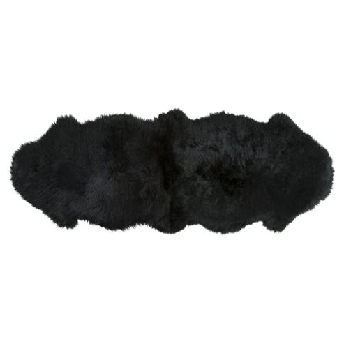 Image of Genuine Sheepskin Single, black