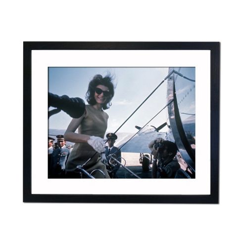 Image of Culture Decor Jackie Kennedy Boarding Plane Wall Art