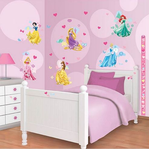 Image of Disney Princess Room Decor Kit With Height Chart