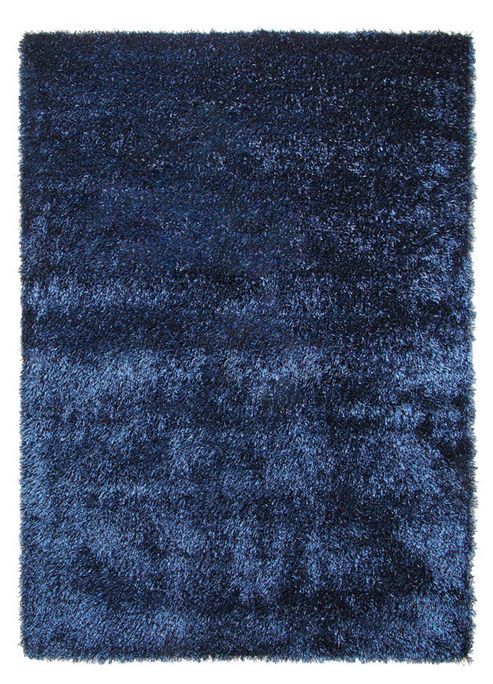 Image of Esprit New Glamour Jeansblue Shag Rug - 90cm X 160cm