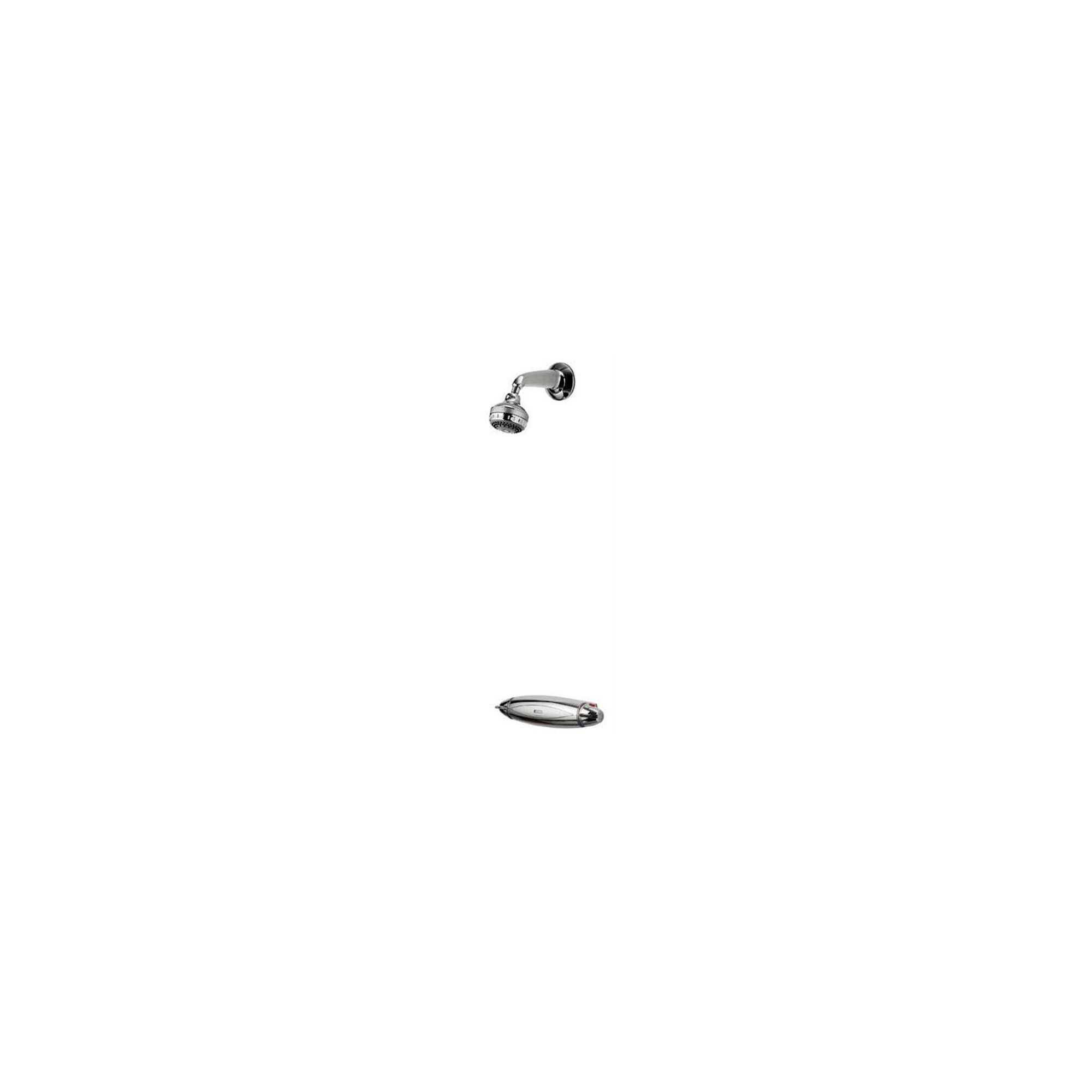 Aqualisa Aquarian Thermo Exposed Shower Valve with Fixed Shower Head Chrome at Tescos Direct