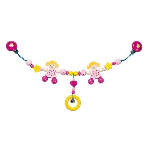 Image of Heimess 735320 Wooden Pram String Clip On (princess)