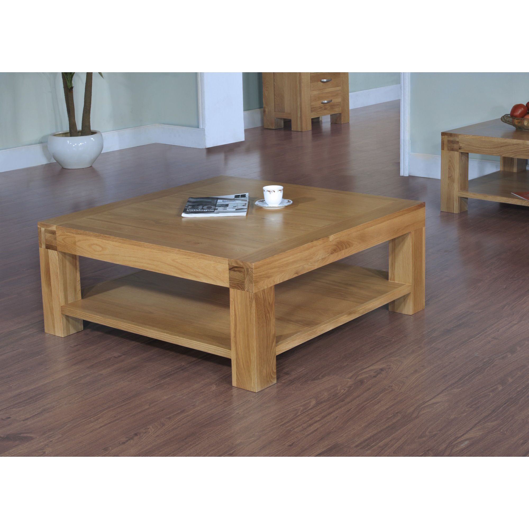 Hawkshead Rustic Oak Blonde Coffee Table at Tesco Direct