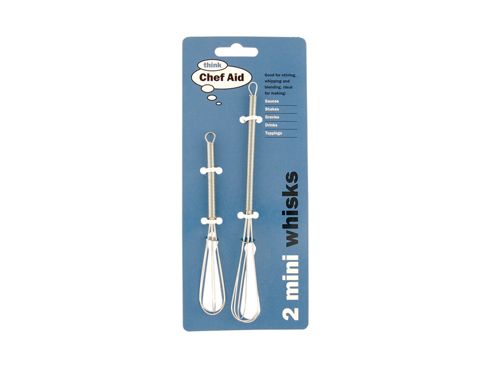 Image of Chefaid Set Of 2 Mini Whisks - 18cm & 13.5cm