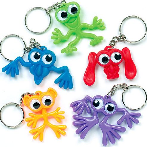 Image of Wiggle-eye Monster Keyrings (pack Of 6)
