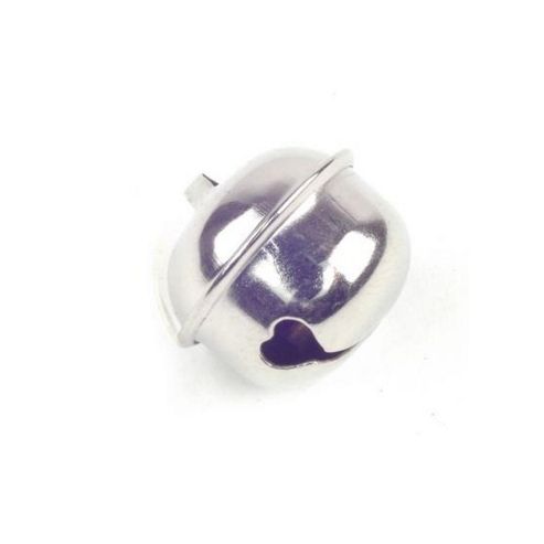 Image of Cat Bells 18mm - Silver Colour, Pack Of 10