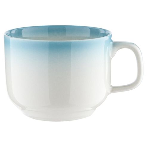 Image of Tesco Cream And Blue Gradient Mug, Single