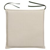 Tesco Cushion Seat Pad 2pk, Green/Cream