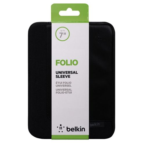 Image of Belkin Universal 7" Tablet Portfolio Sleeve - Black