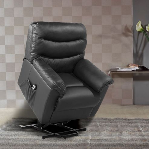 Image of Birlea Regency Rise Recliner Chair - Black
