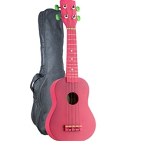 Image of Rocket Soprano Ukulele Inc Bag - Pink