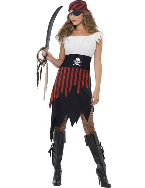 Image of Adult Pirate Wench Costume Small