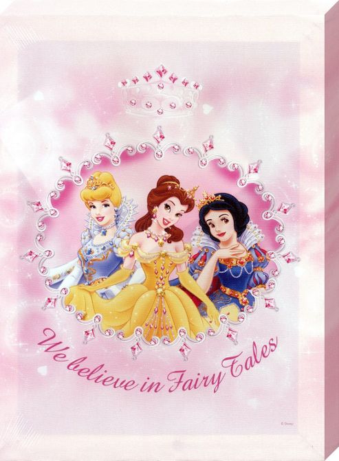 Image of Walt Disney Disney Princess We Believe In Fairy Tales Canvas Print