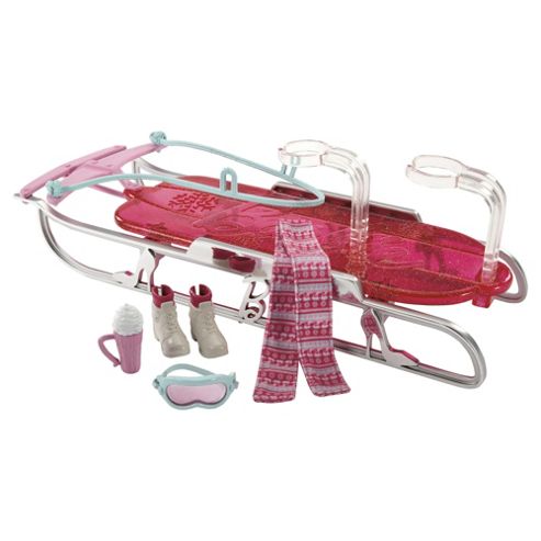 Image of Barbie On The Go Toboggan Playset