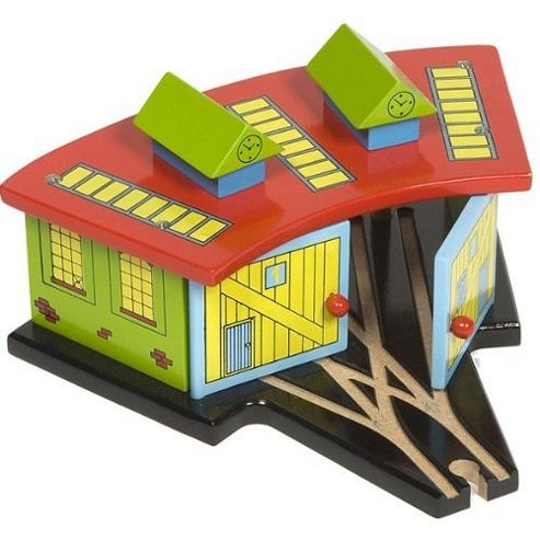 Image of Bigjigs Rail Bjt119 Triple Engine Shed