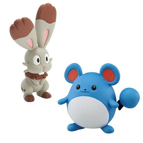 Image of Pokemon Xy Double Figure Pack - Bunnelby Vs Marill