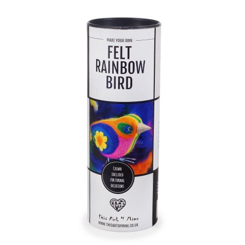 Image of Make Your Own Felt Rainbow Bird Craft Kit