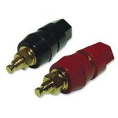 4MM Binding Posts Pair (1 Red 1 Black) Gold Plated
