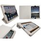 iTALKonline 19639 PadWear Executive White Wallet Case With TRI-FOLD SMART TILT For Apple iPad 2 (Wi-Fi and 3G)