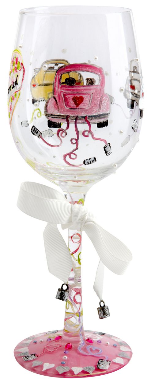 Image of Lolita Wine Glass - Just Married