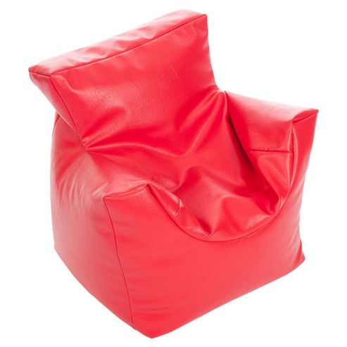Image of Kaikoo Kid's Funzee Chair - Faux Leather Red
