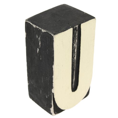 Image of Block Letter - U