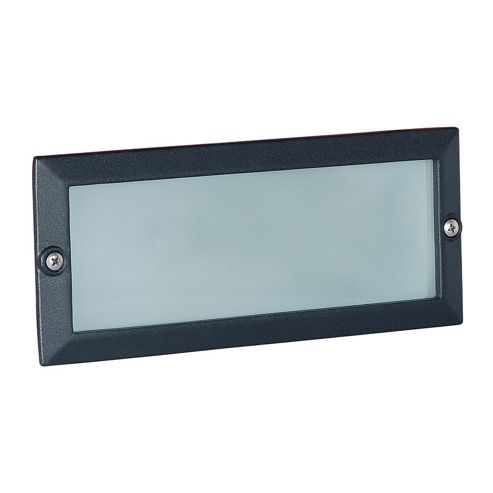 Image of Endon Lighting One Light Step Light In Black (set Of 2)