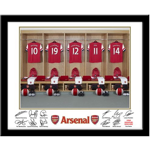 Image of Personalised Arsenal Dressing Room Frame