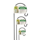 Border hook - black 150cm