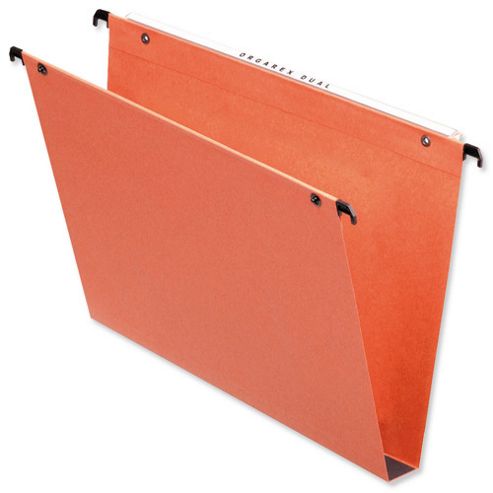 Image of Esselte Orgarex Suspension File Kraft V-base 15mm Capacity [pack 25]