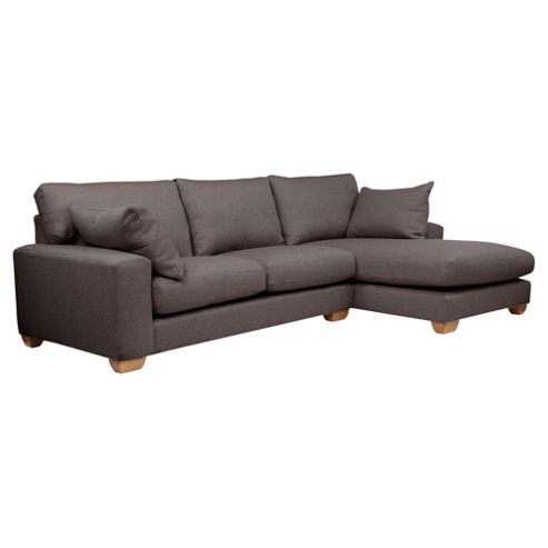 Image of Whitstable Corner Chaise R/hand Facing Mocha