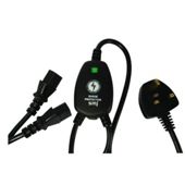 2m 2-Way IEC Surge Protected Power Lead