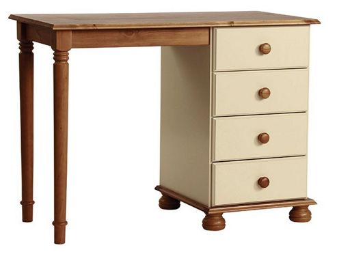 Image of Valufurniture Copenhagen Creme Single Dressing Table