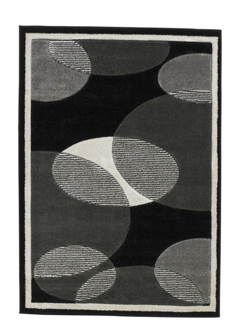 Image of Oriental Carpets & Rugs Art Twist Grey Carved Rug - 220cm L X 160cm W