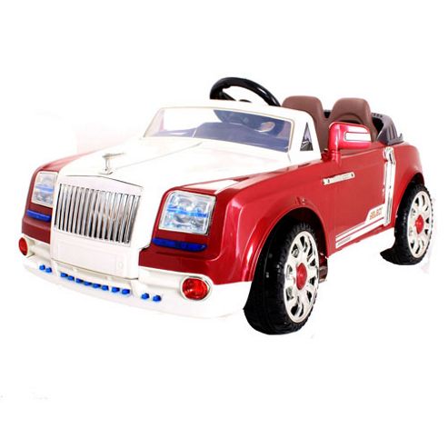Image of Kids Grand Tourer Gt Style Ride On Car With Remote Control - Red