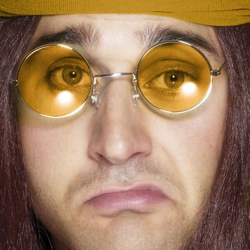 Image of Round Glasses - Orange