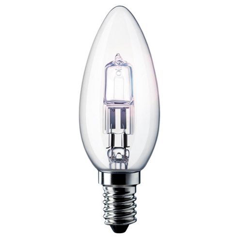 Image of Philips Ecoclassic Dimmable Halogen Candle Light Bulb (42w E14 b35)
