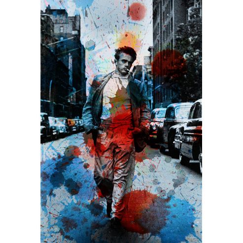 Image of Parvez Taj James Dean Nyc Wall Art - 152 Cm H X 101 Cm W X 5 Cm D