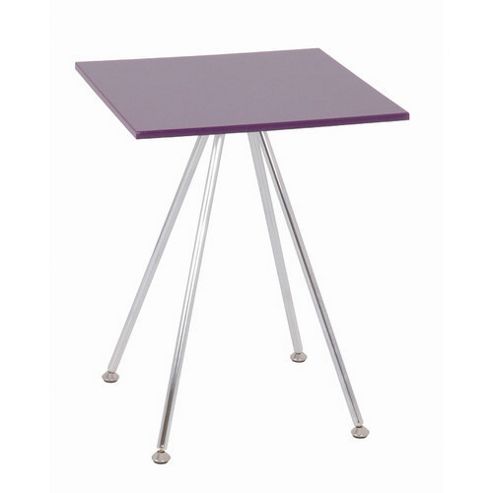 Image of Urbane Designs Side Table - High Gloss Blackberry