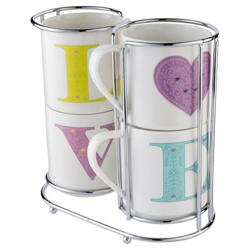 Image of Love Stacking Mugs