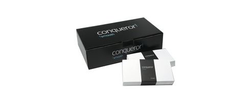 Image of Conqueror Envelopes Peel And Seal Wove 120gsm Dl White Ref Cwe1007bw [pack 500]